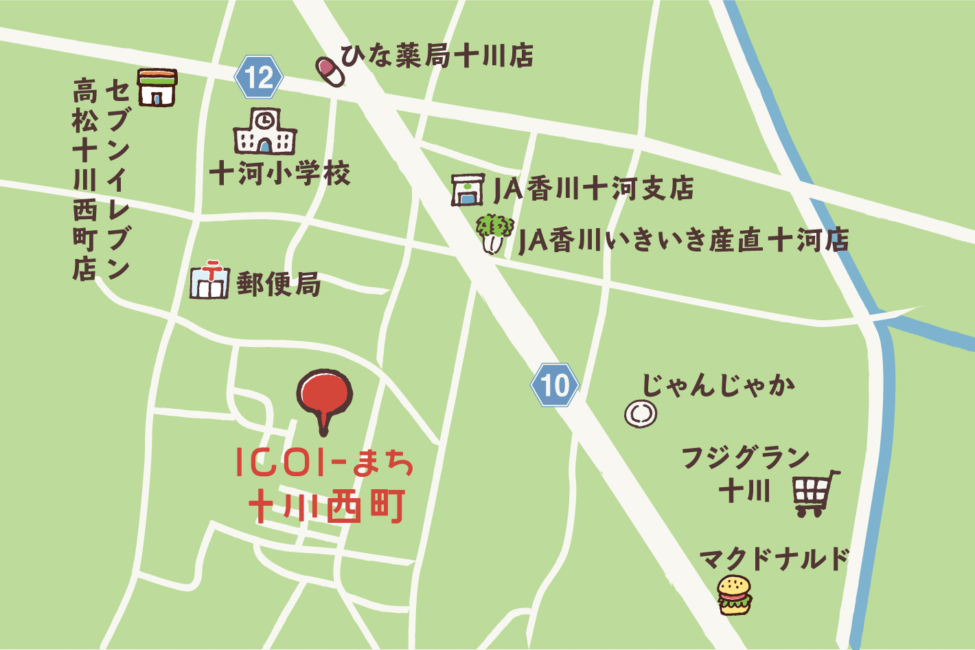 【分譲地】高松市「ICOI-まち十川西」の画像